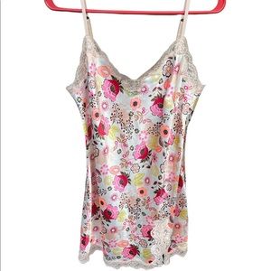 Victoria’s Secret Floral Satin Nightie Size Medium